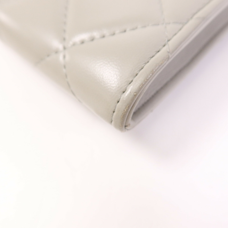 CHANEL 羊皮皮革Chain Shoulder Bag金扣鏈帶肩背袋-12