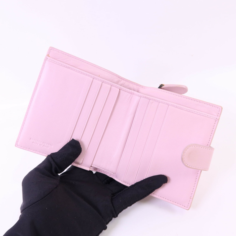 BOTTEGA VENETA 羊皮皮革Bifold Wallet錢包-4