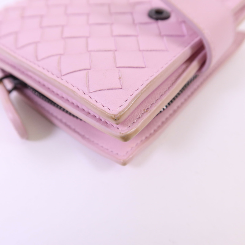 BOTTEGA VENETA 羊皮皮革Bifold Wallet錢包-11
