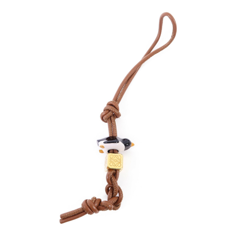 LOEWE 牛皮皮革/金屬/玻璃Charm掛飾-1