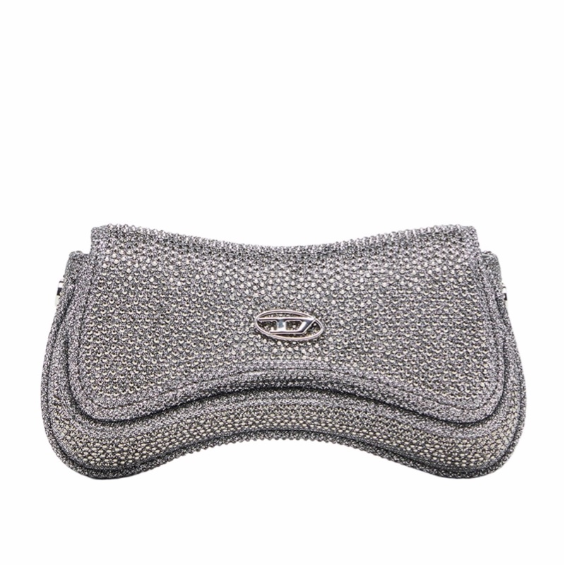 Diesel 女士 Play-Mini 水晶亮片斜挎包均碼碼21cm*6.5cm*11cm-0