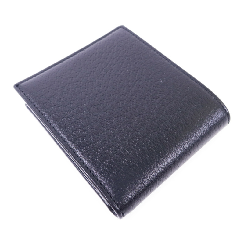 GUCCI 牛皮皮革Horsebit Bifold Wallet金扣錢包-3