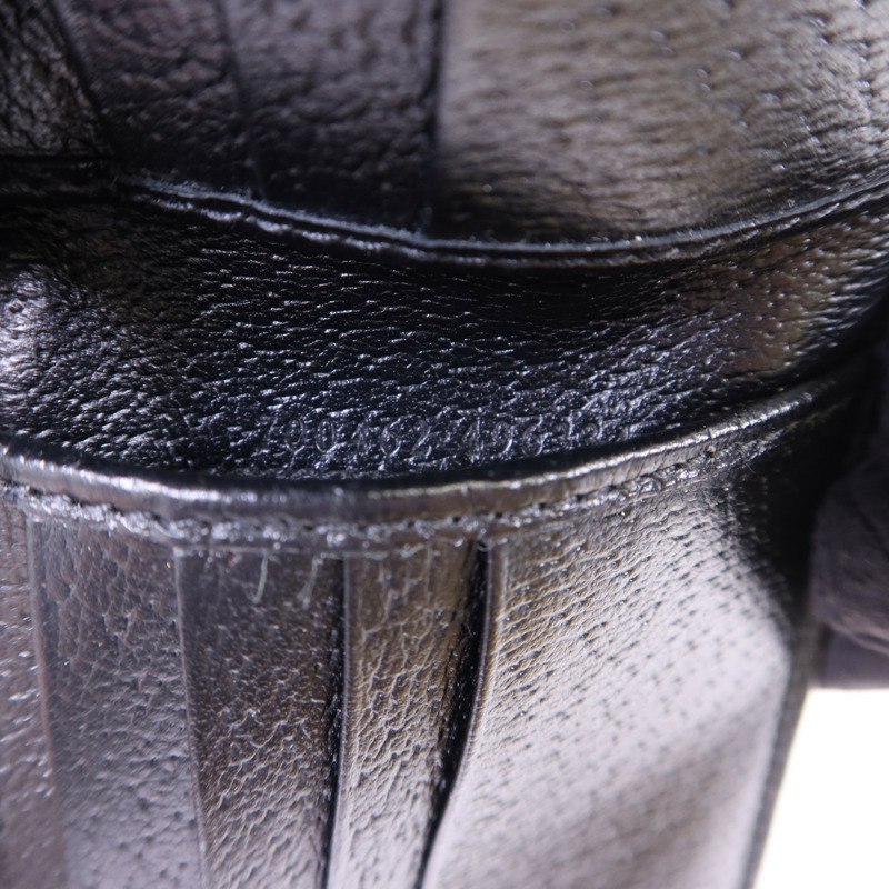 GUCCI 牛皮皮革Horsebit Bifold Wallet金扣錢包-7