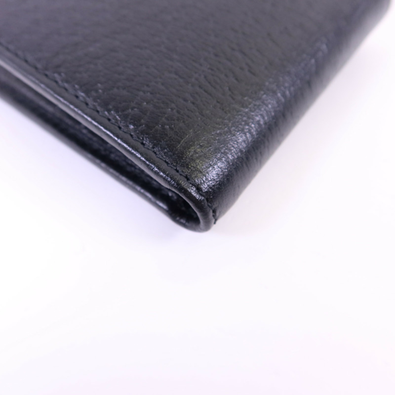 GUCCI 牛皮皮革Horsebit Bifold Wallet金扣錢包-11