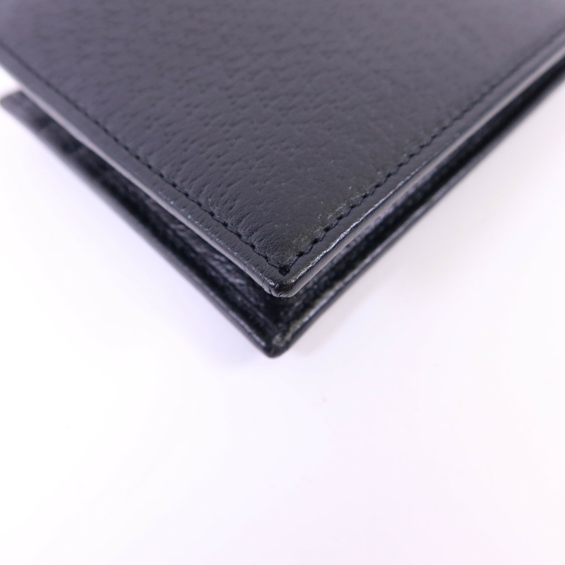 GUCCI 牛皮皮革Horsebit Bifold Wallet金扣錢包-12