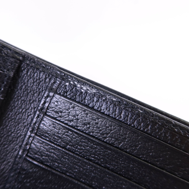 GUCCI 牛皮皮革Horsebit Bifold Wallet金扣錢包-14