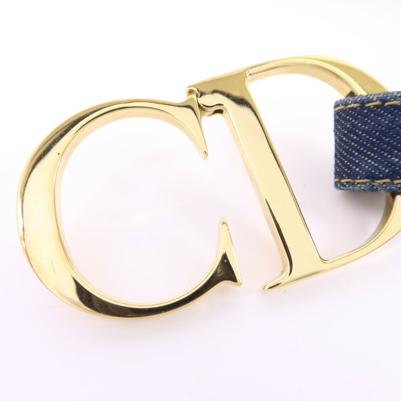 Dior 牛仔布/金屬Belt皮帶-5