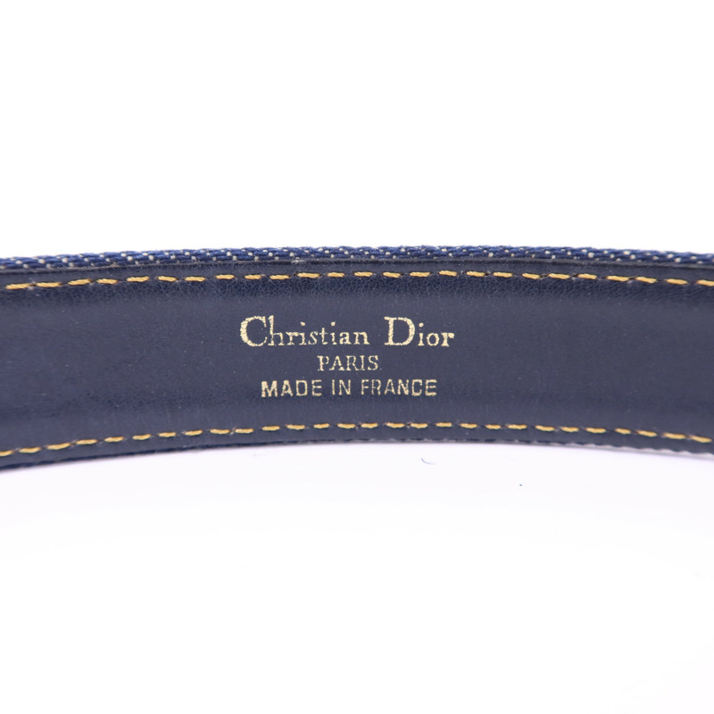 Dior 牛仔布/金屬Belt皮帶-8