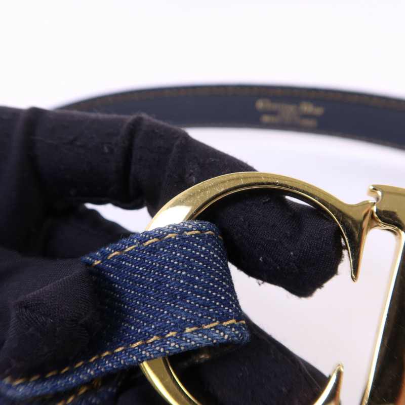 Dior 牛仔布/金屬Belt皮帶-12