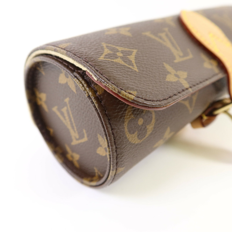 LOUIS VUITTON Monogram Watch Case金扣手錶盒-11