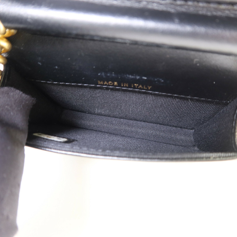 CHANEL 牛皮皮革Boy Belt Bag金扣鏈帶腰包-5