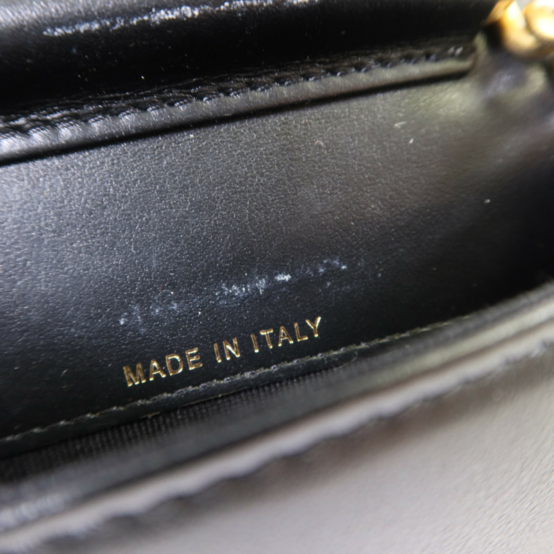 CHANEL 牛皮皮革Boy Belt Bag金扣鏈帶腰包-17