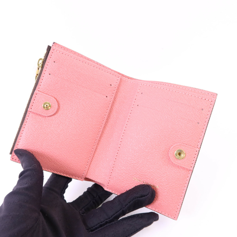 LOUIS VUITTON Monogram Lisa Wallet金扣錢包-4