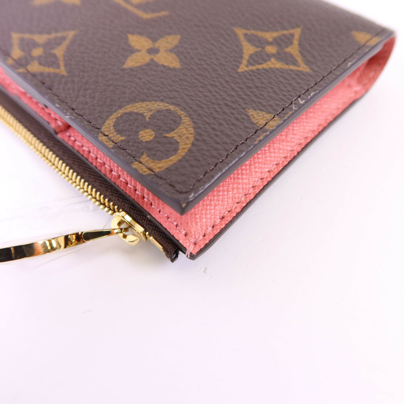 LOUIS VUITTON Monogram Lisa Wallet金扣錢包-11