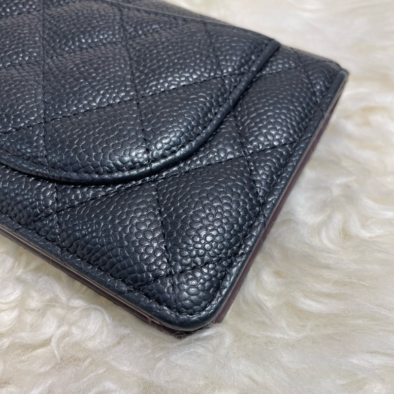 Chanel 黑色長夾包-5