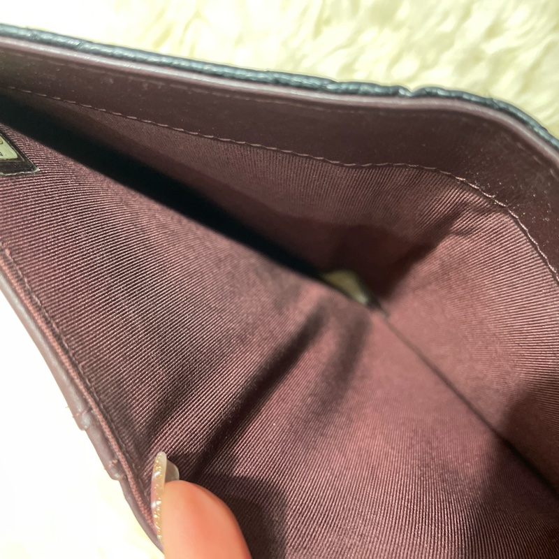 Chanel 黑色長夾包-9