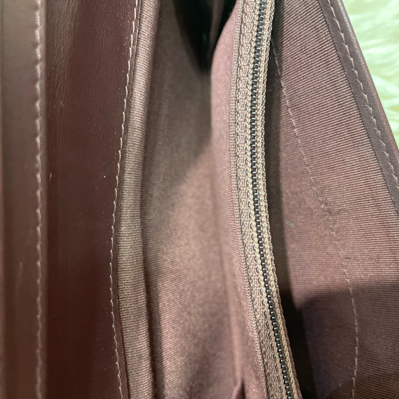 Chanel 黑色長夾包-10