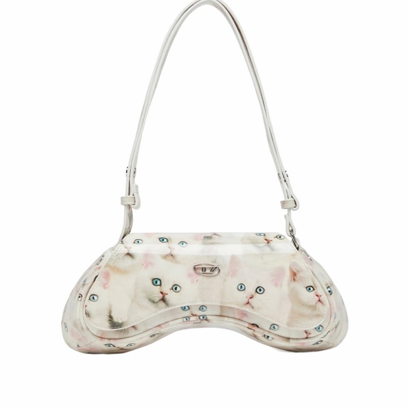 Diesel 女士 Play 印花單肩包均碼碼33.5cm*7cm*14cm-0