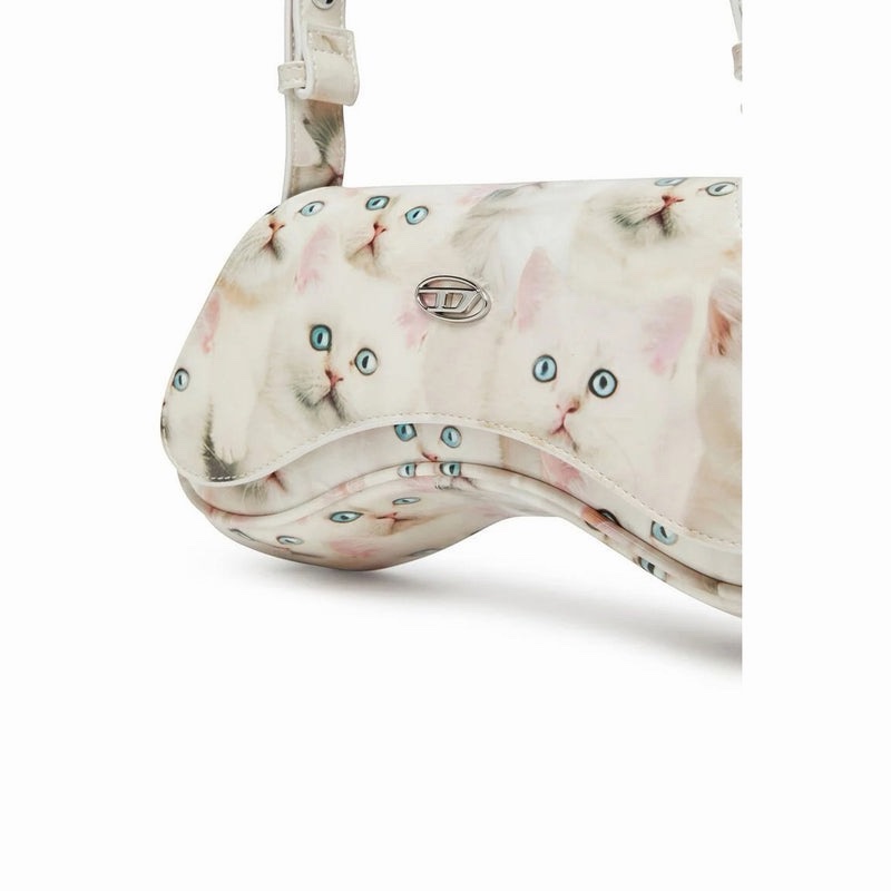 Diesel 女士 Play 印花單肩包均碼碼33.5cm*7cm*14cm-2
