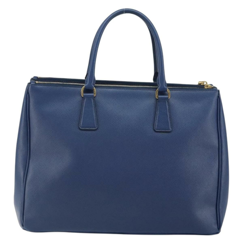 【日本直送】PRADA 手提包 皮革 藍色 金色 Auth mr1971-1