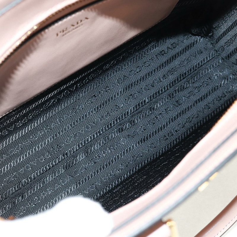 【日本直送】PRADA 手提包 Safiano 皮革 2way 粉金配色 Auth 154260SAV-8