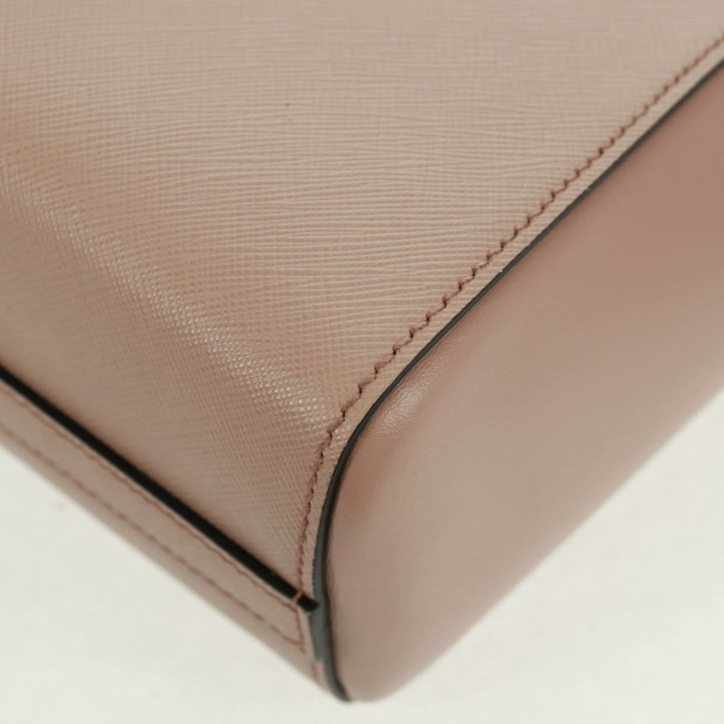 【日本直送】PRADA 手提包 Safiano 皮革 2way 粉金配色 Auth 154260SAV-19