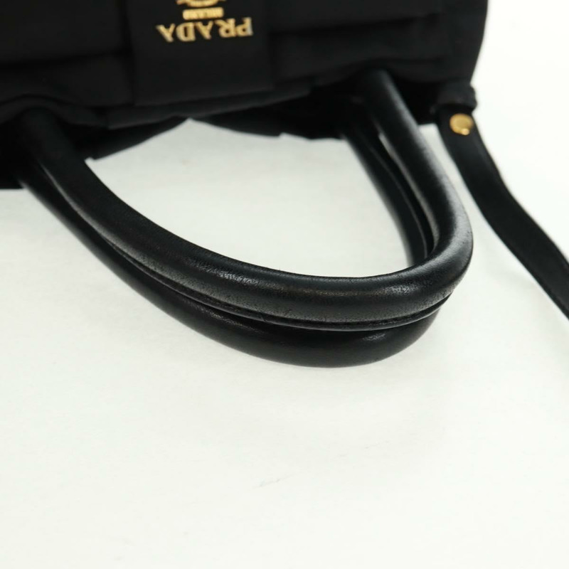 【日本直送】PRADA 尼龍皮革雙肩包 黑色 金色 正品 166142V-6