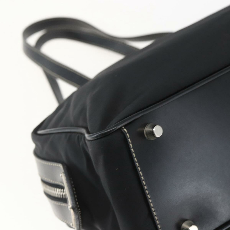 【日本直送】PRADA 尼龍手提包 黑色 銀色 正品 ep12891V-16