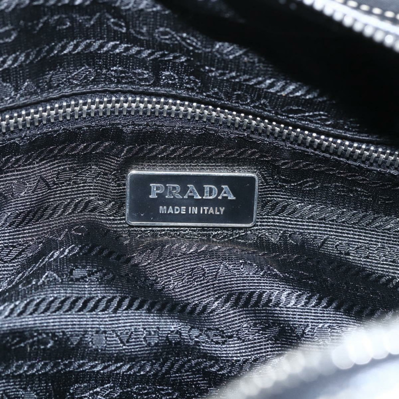 【日本直送】PRADA 尼龍手提包 黑色 銀色 正品 ep12891V-20
