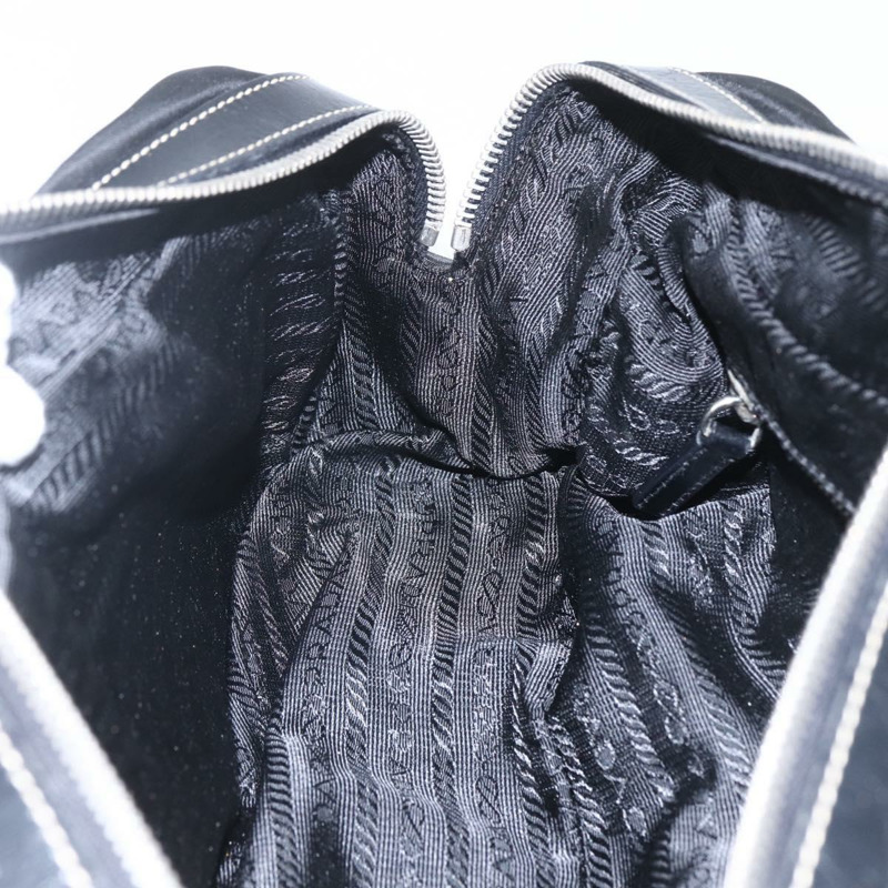 【日本直送】PRADA 尼龍手提包 黑色 銀色 正品 ep12891V-23