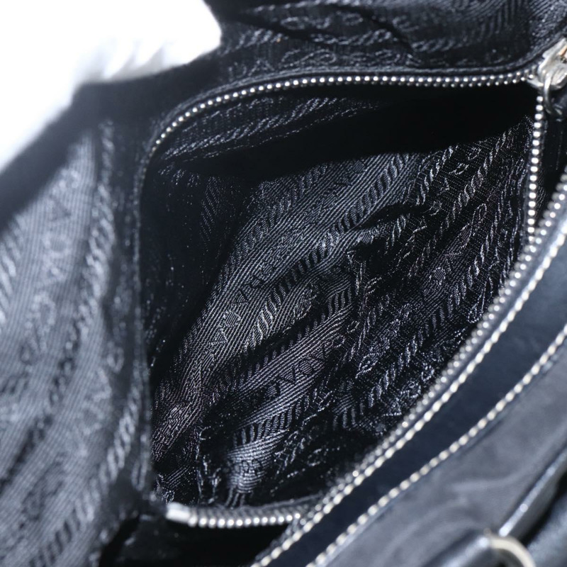 【日本直送】PRADA 尼龍手提包 黑色 銀色 正品 ep12891V-24