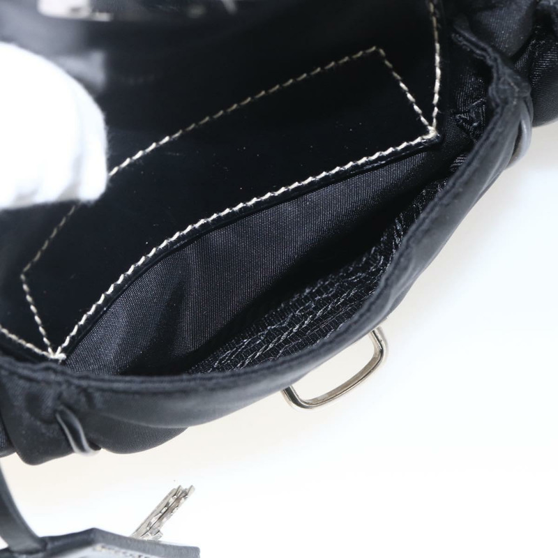 【日本直送】PRADA 尼龍手提包 黑色 銀色 正品 ep12891V-26