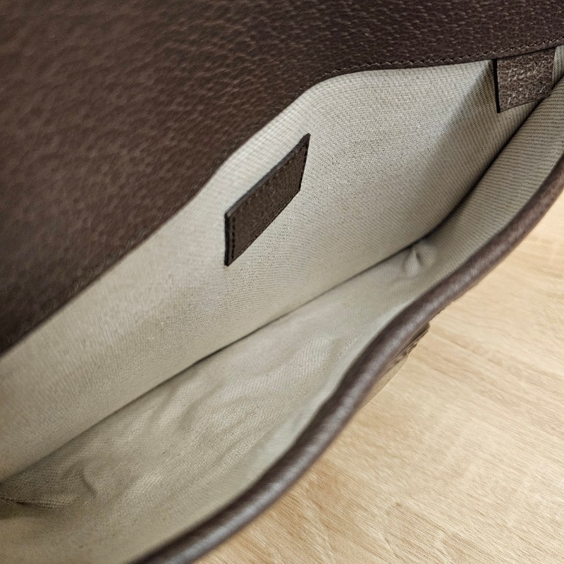 [農曆新年福利回饋🧧] Gucci 老花藍紅藍背帶霧金釦胸口腰包-20