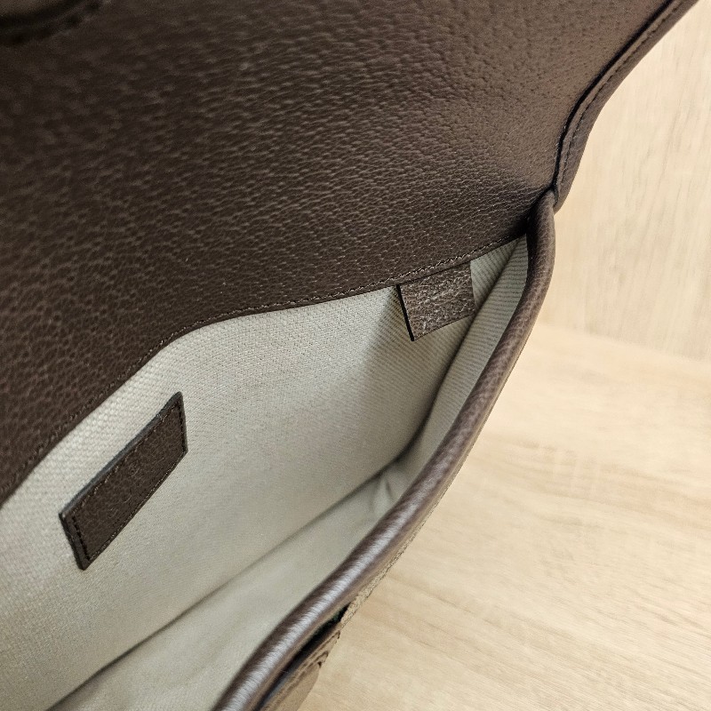 [農曆新年福利回饋🧧] Gucci 老花藍紅藍背帶霧金釦胸口腰包-21