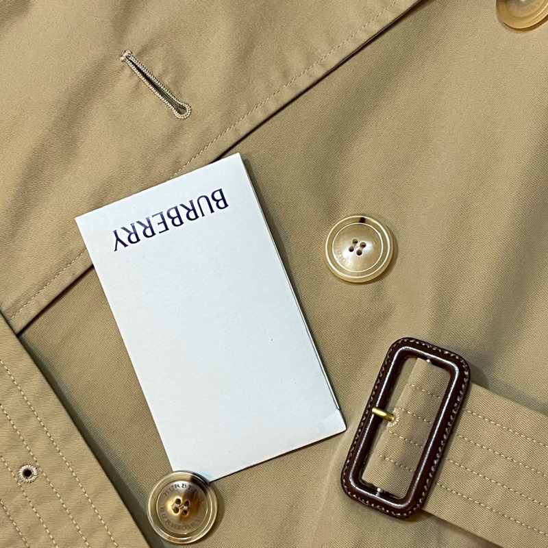 BURBERRY 英國蜜色肯辛頓風衣背心UK4-7