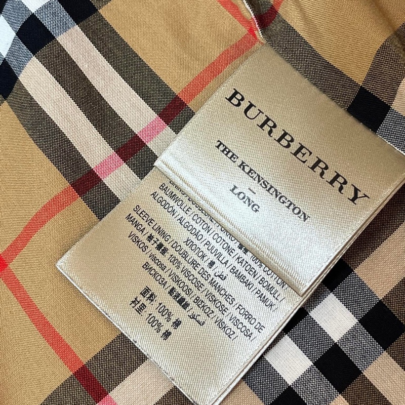 BURBERRY 英國蜜色肯辛頓風衣背心UK4-12