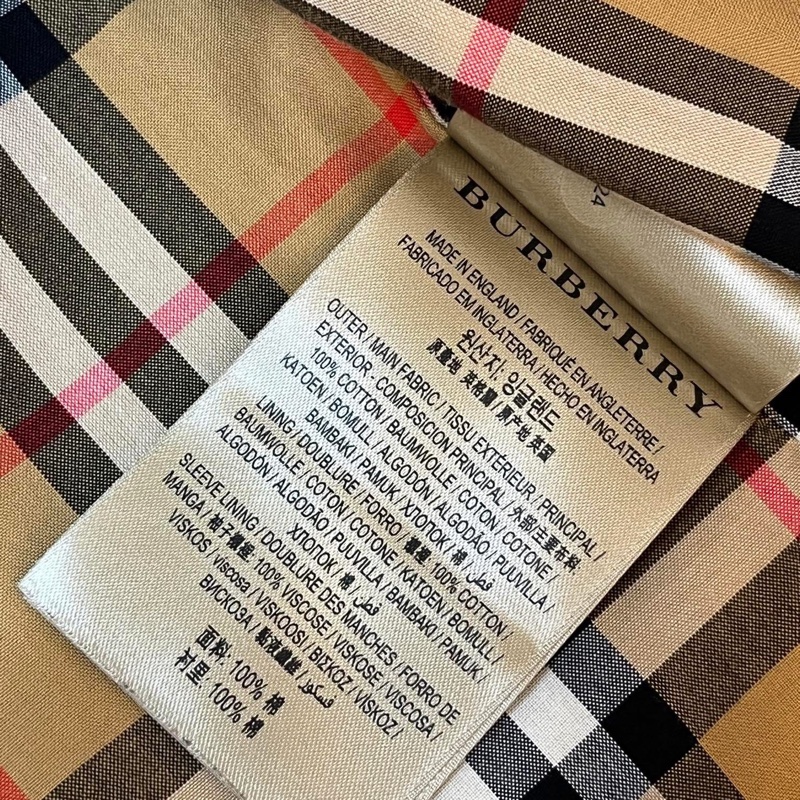 BURBERRY 英國蜜色肯辛頓風衣背心UK4-13