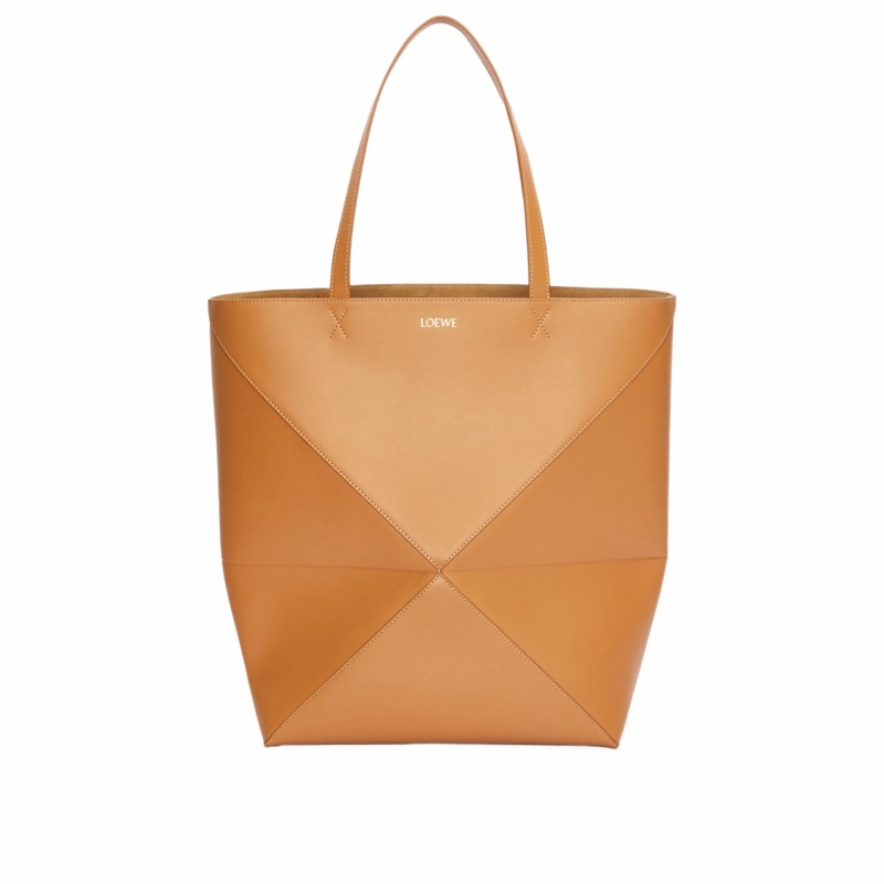 Loewe 男士 Puzzle Fold Tote XL 亮面小牛皮手提包均碼碼MAX、42cm*18cm*41cm-0