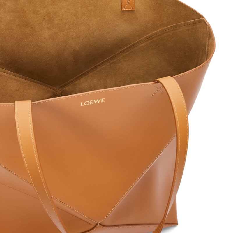 Loewe 男士 Puzzle Fold Tote XL 亮面小牛皮手提包均碼碼MAX、42cm*18cm*41cm-8