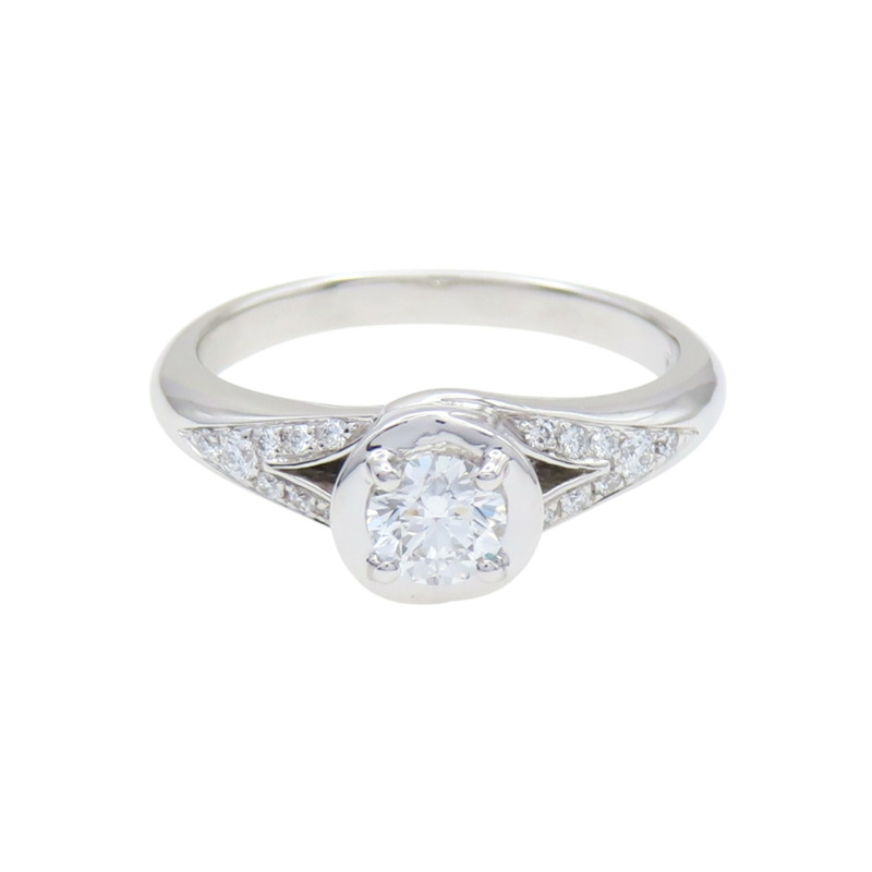 PT950鉑金 鑽石 Incontro d'Amore 戒指 61【BVLGARI 寶格麗】 AN857699-2