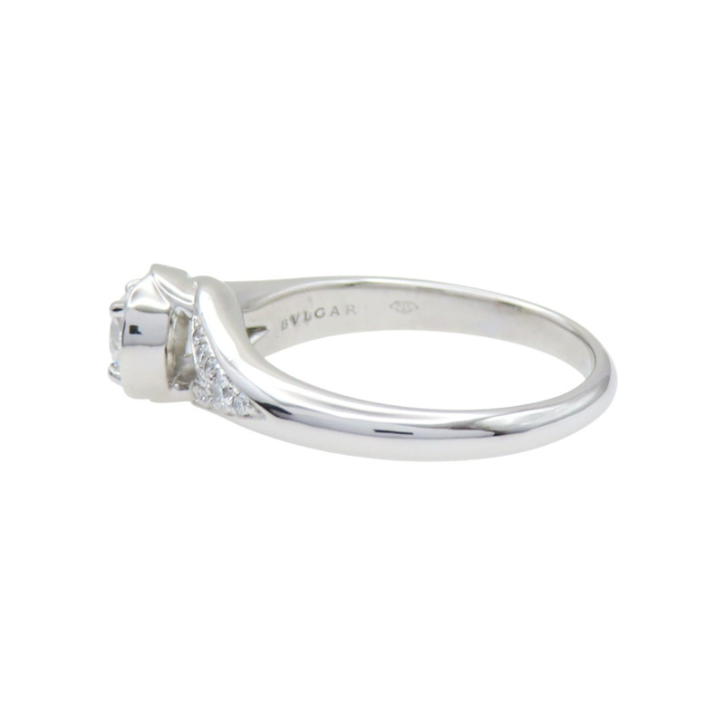 PT950鉑金 鑽石 Incontro d'Amore 戒指 61【BVLGARI 寶格麗】 AN857699-4