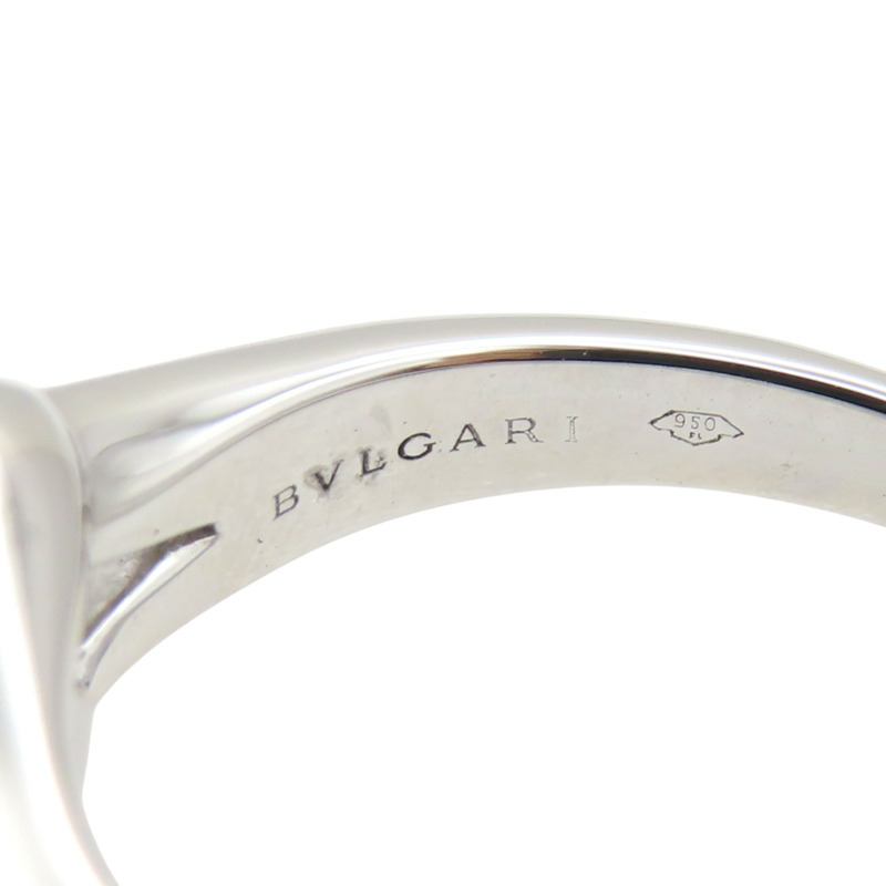 PT950鉑金 鑽石 Incontro d'Amore 戒指 61【BVLGARI 寶格麗】 AN857699-6