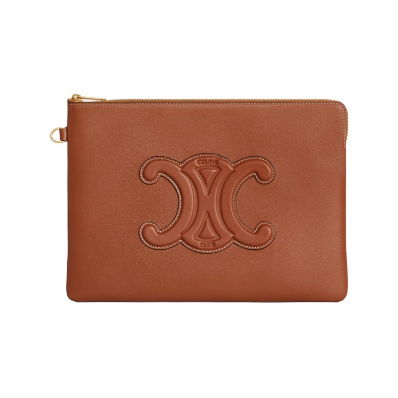 Celine 女士 小號拉鍊手拿包均碼碼常規、25cm*17.5cm-1