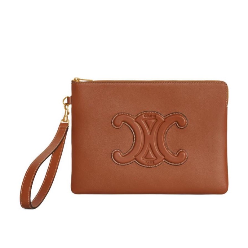Celine 女士 小號拉鍊手拿包均碼碼常規、25cm*17.5cm-3