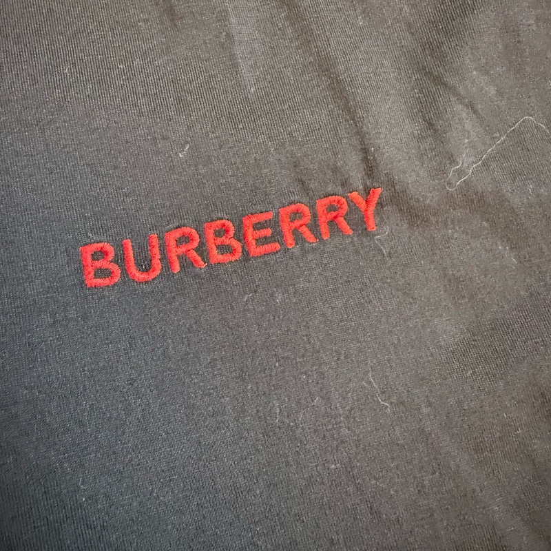 Burberry 巴寶莉 男款黑色T-shirt/男女同款/迪麗熱巴同款/L號/98新美品-1