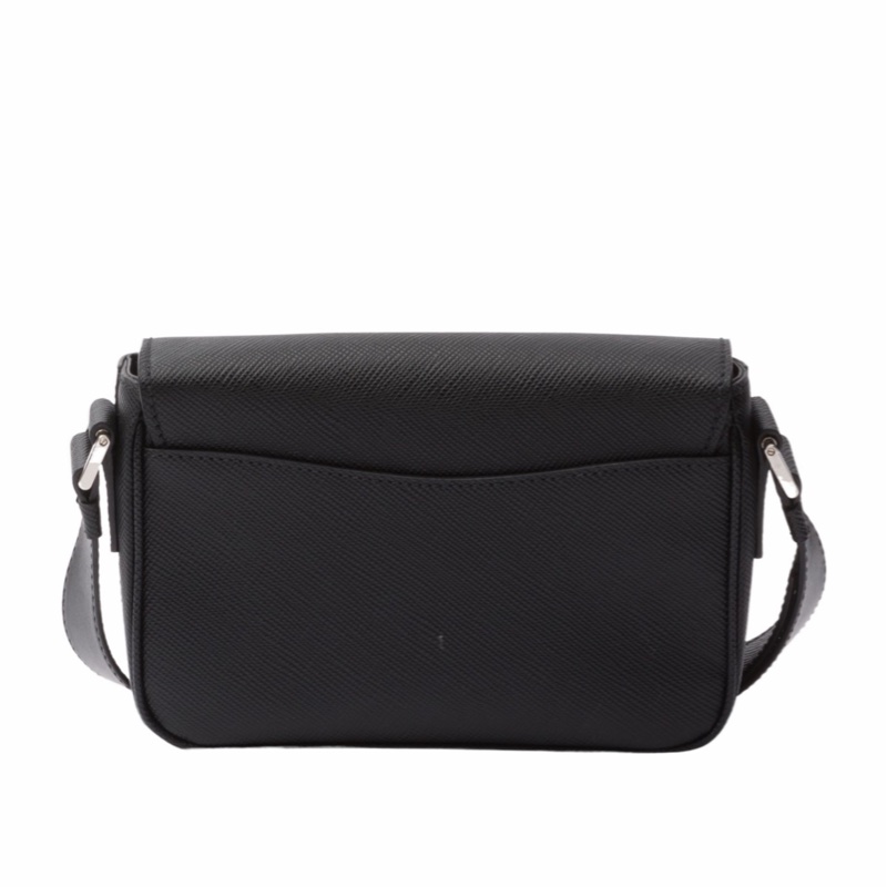 Prada 男士 Saffiano翻蓋單肩包均碼碼常規、19cm*5cm*13cm-1
