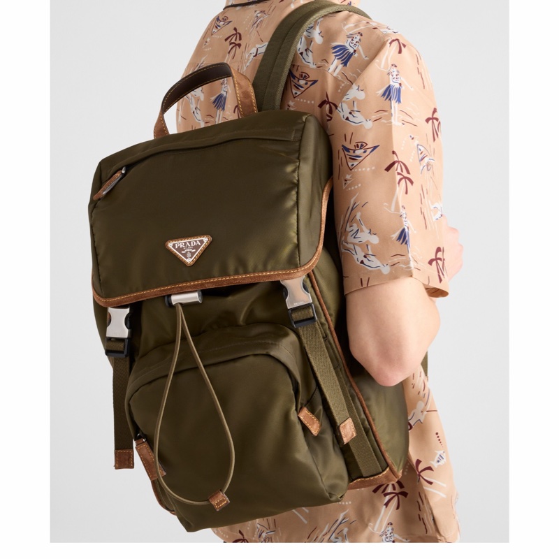 Prada 男士 Re-Nylon 雙肩包均碼碼45cm*17cm*27cm-3