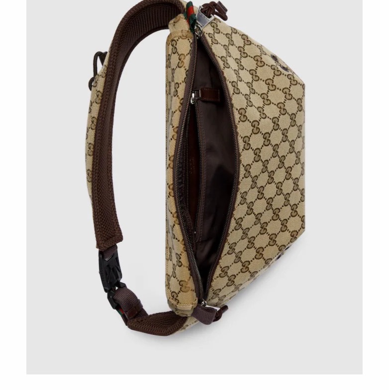 Gucci 男士 小號GG腰包90碼32cm*5cm*17cm-4