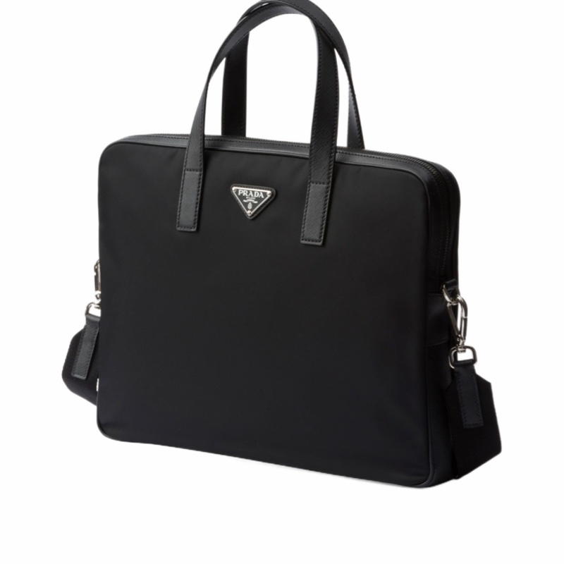 Prada 男士 徽標拉鍊公文包均碼碼36cm*4cm*28cm-1