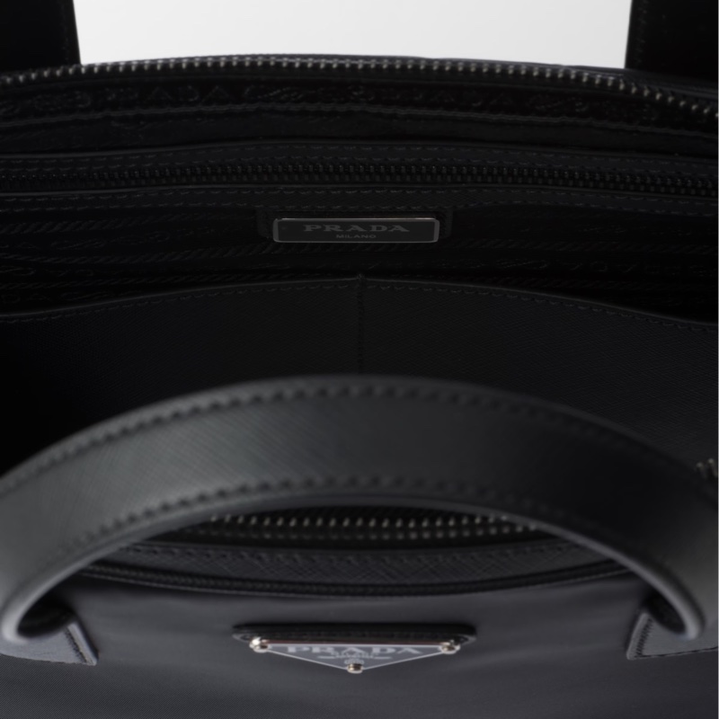 Prada 男士 徽標拉鍊公文包均碼碼36cm*4cm*28cm-2